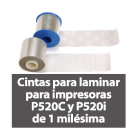 CLAVE: Cintas par laminar para impresoras P520C y P520i d